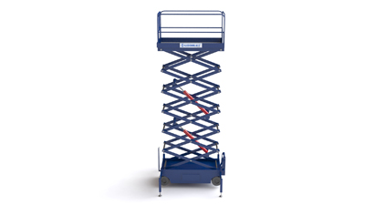 Scissor lift with pulling device